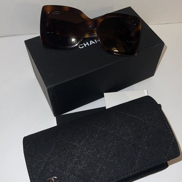 Chanel Ch5494 Trt shn, Brn Polarized Sunglasses - Picture 6 of 8